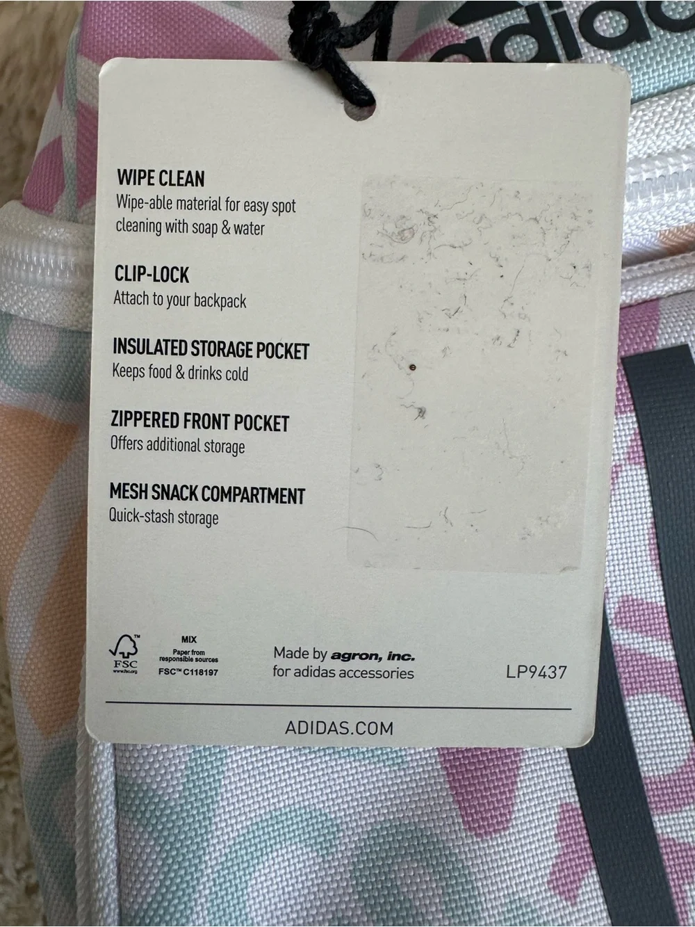 NWT- Adidas Excel 2 Lunch Bag